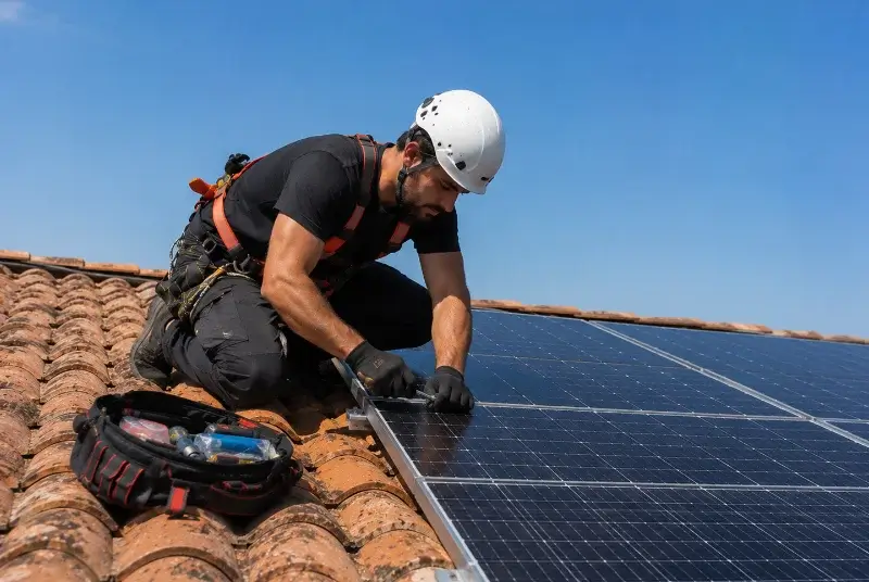 Maintenance et monitoring de panneaux solaires à Offendorf