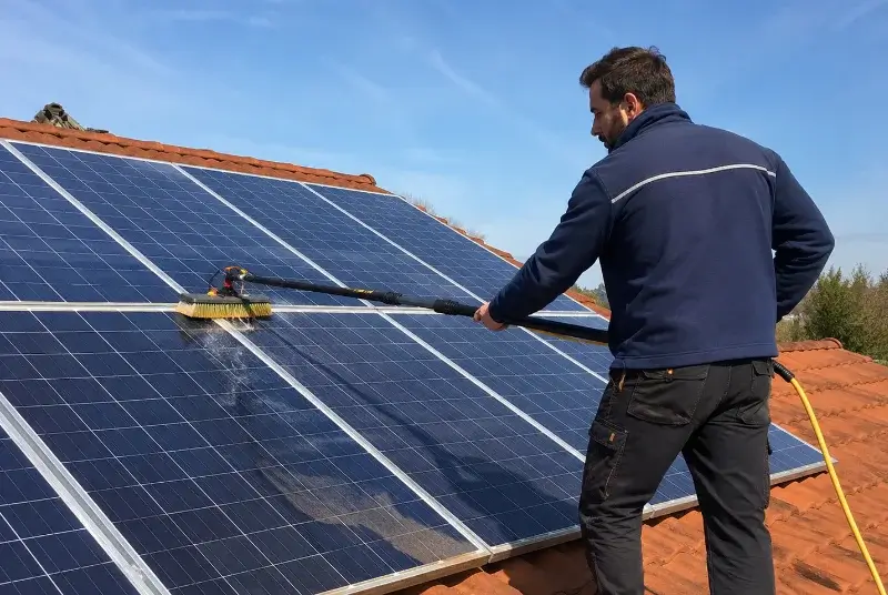 Nettoyage et entretien de panneaux solaires à Offendorf